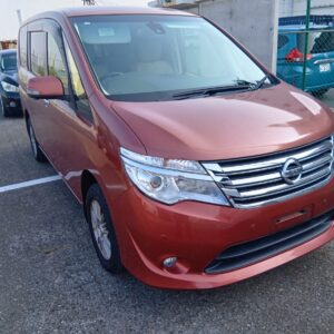 Nissan Serena 2.0 136ps Auto 2014 very rare 4WD 76,500 miles with either side or rear conversion in dark orange metallic ULEZ/Clean air zone compliant (3605)