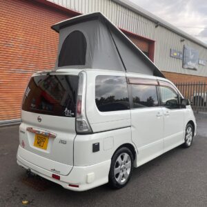 Nissan Serena 2.0 136ps Auto 2010 with rear conversion in white only 50,900 miles ULEZ/Clean air zone compliant (3603)